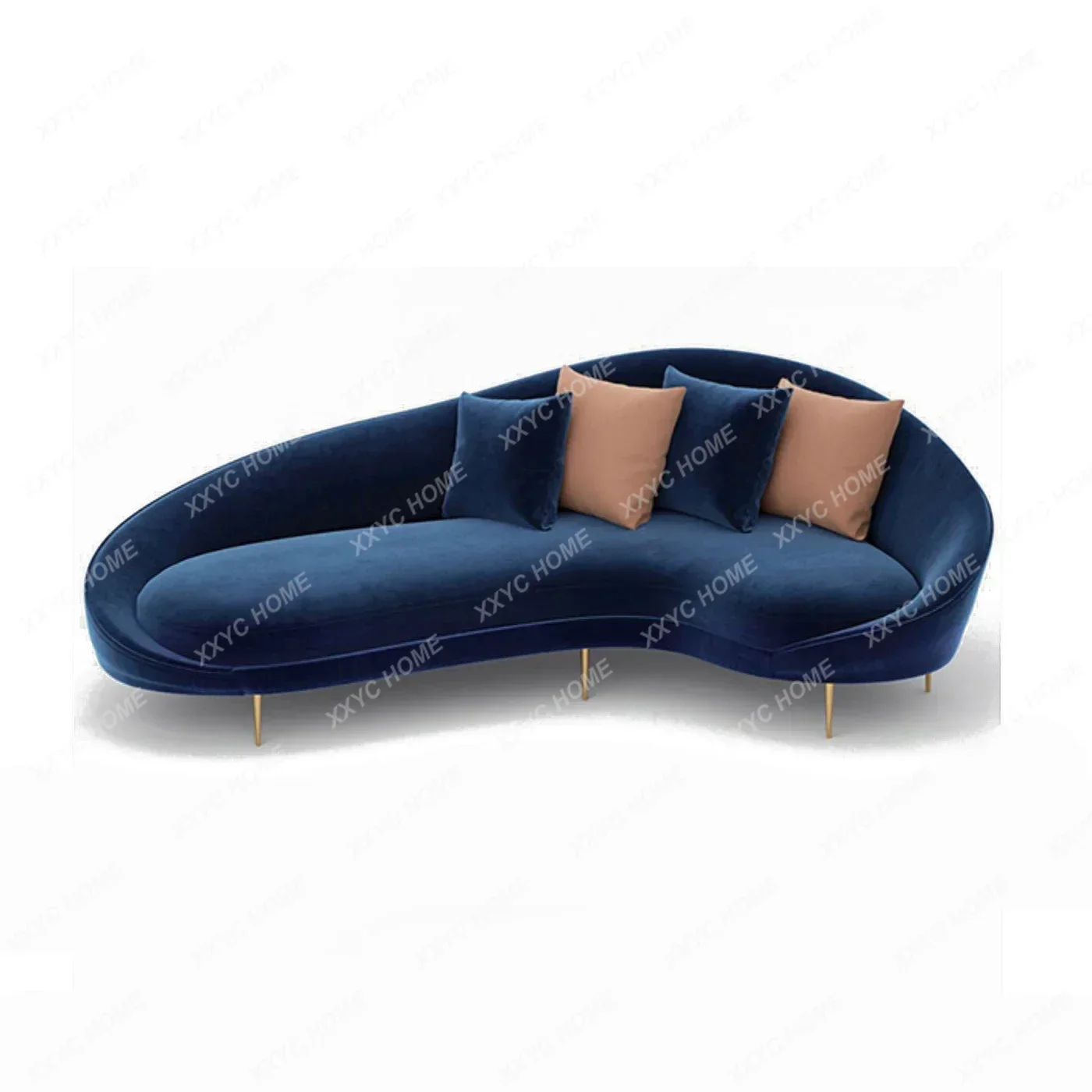 R Pink Modern Living Room Sofas Lazy Design Floor Couch  Lounge Sectional Bedroom Muebles Hogar Living Room Furnitures