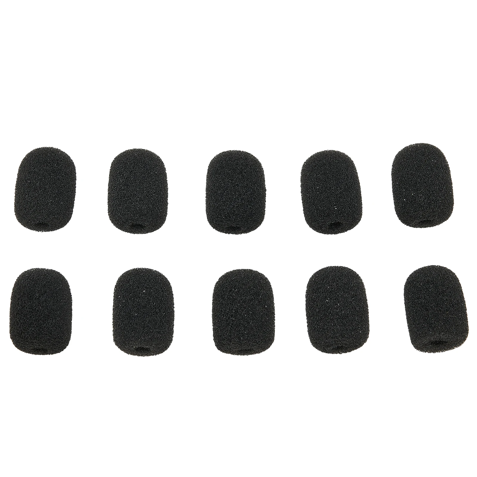 10 stücke 6mm Mini Headset Mikrofon Abdeckung Schwamm Schaum Windschutzscheibe Ersatz Lavalier Schwanenhals Konferenz Mic Abdeckung – Detail 1