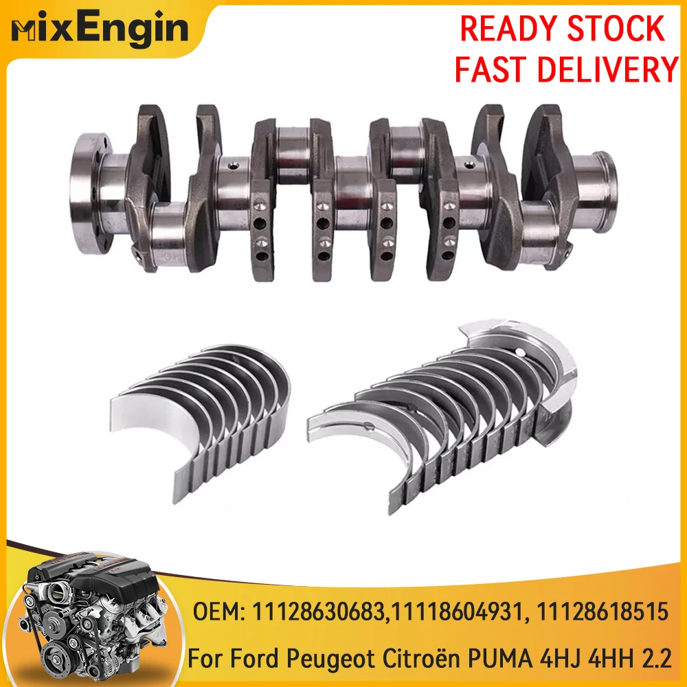 Engine Crankshaft Bearing Kit Fit 2.2 L T For Ford Transit Tourneo Peugeot Boxer Citroën Jumper PUMA 4HJ 4HH 2.2 TDCI HDI