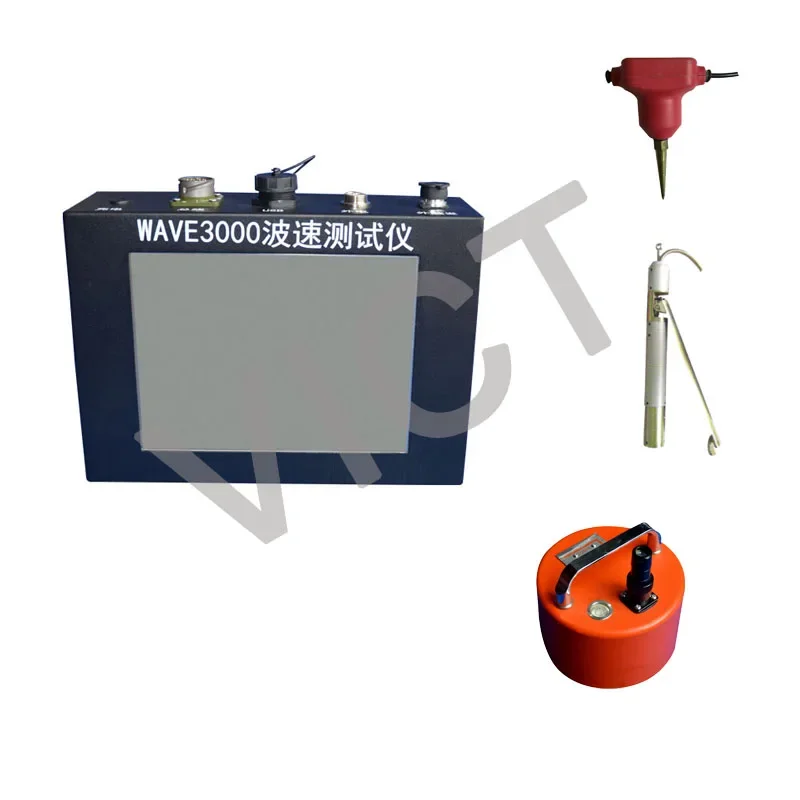 WAVE3000 shear Wave velocity tester of Surface Fluctuation in Engineering Survey