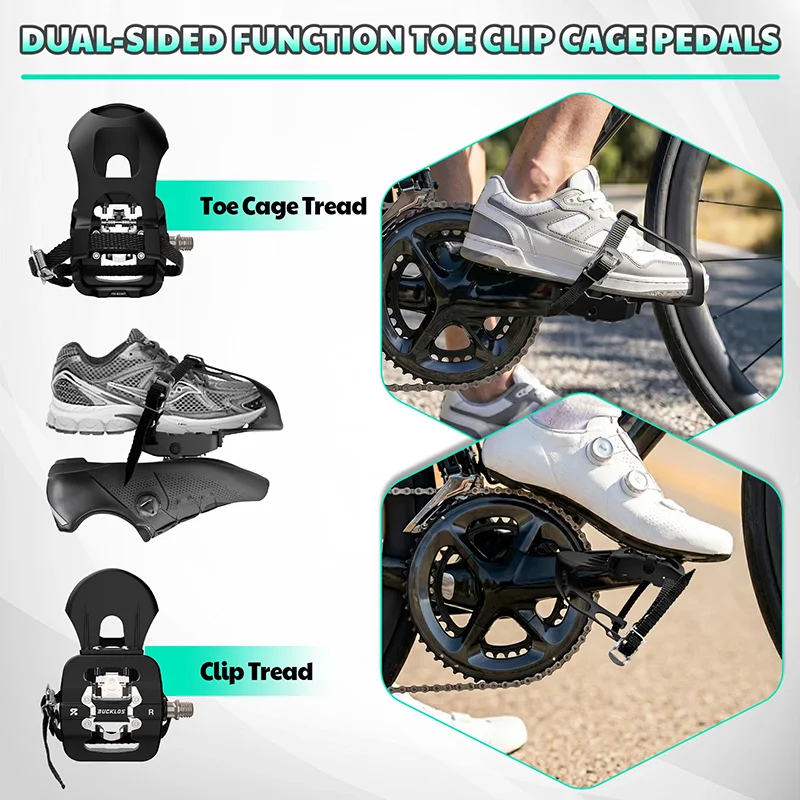 Pedais de Bicicleta BUCKLOS de - Mountain Biking For Fitness avaliação e preço