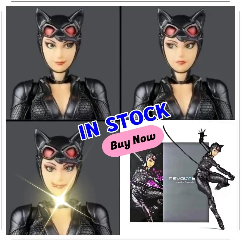 

В наличии Новый запуск Kaiyodo Revoltech Series Фигурка Эксклюзивная DC Женщина-кошка Селина Кайл Бэтмен Горячая тенденция Коллекционная игрушечная модель