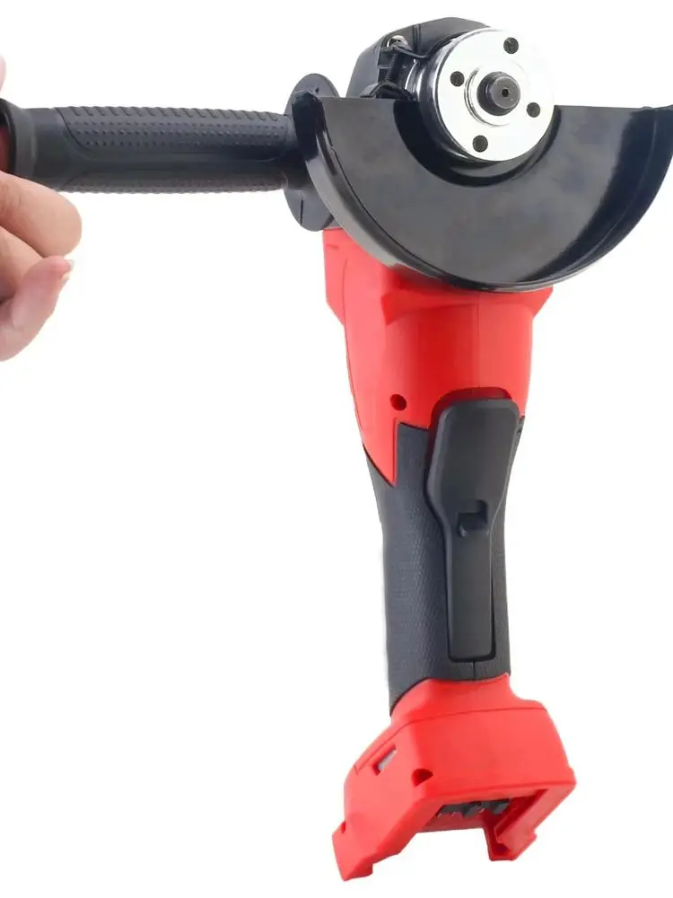 Meuleuse d'angle électrique sans fil 125 mm, 3 vitesses, pour découpe, polissage et meulage, compatible avec batterie Milwaukee 18V.