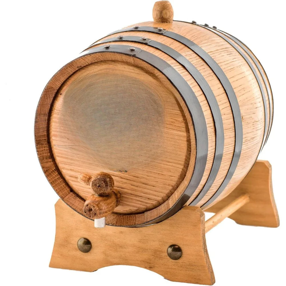 Personalized - Custom American White Oak Aging Barrel | Age your own Whiskey, Wine, Rum, Tequila, Beer