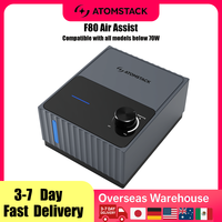 ATOMSTACK F80 Air Assist 10-60 L/min Laser Air Support Pump for Laser Cutters Airflow Engraver Faster and Deeper Cutting