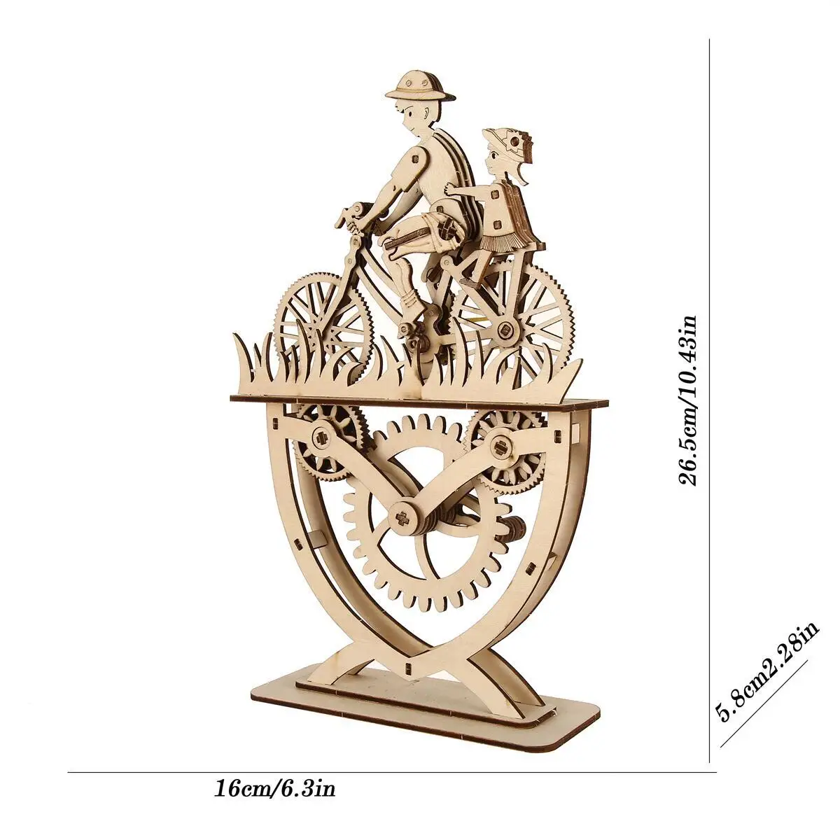 Puzzle in legno 3D Assemblaggio puzzle in legno fai-da-te Modello di assemblaggio ad alta difficoltà Regalo di festa