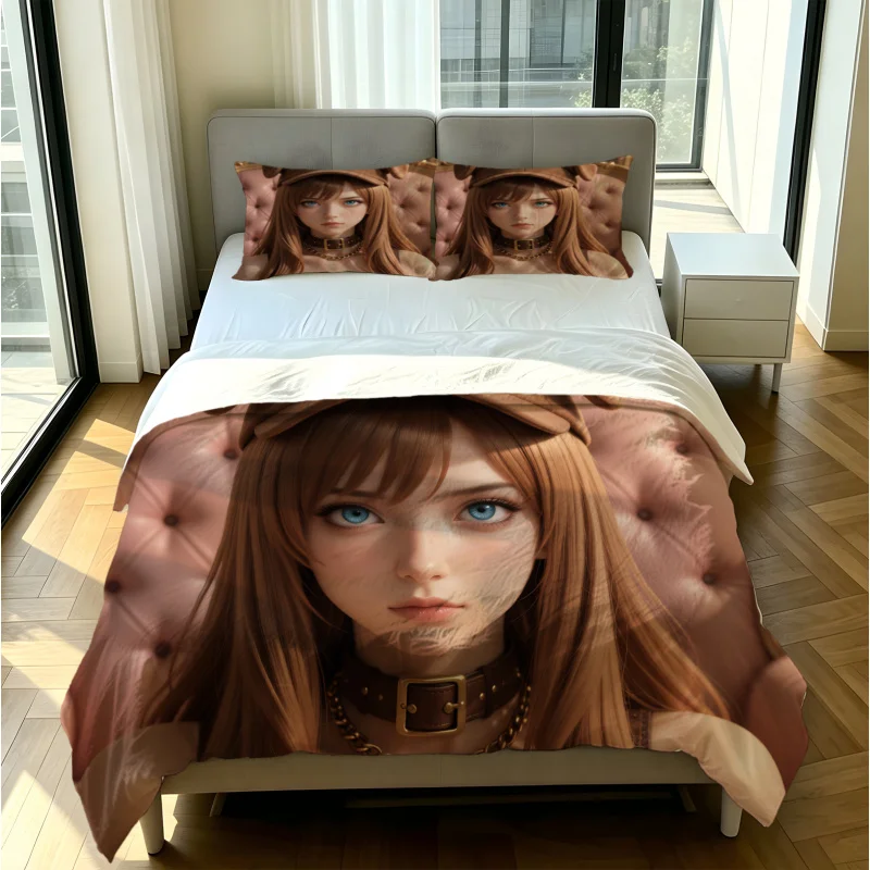 

Popular Bad Dog Character Comforter Set, Warm Quilt Bedding Set Complete with Pillowcase, Perfect for Adult Daily Home Use