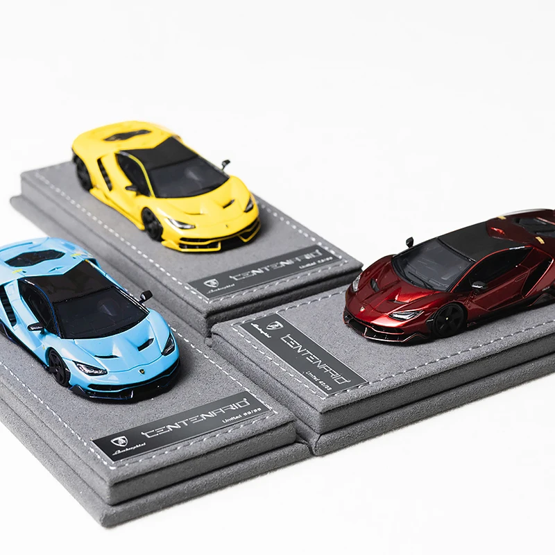 

YM OEM SJ 1:64 Scale Lamborghini Centennial Cow Resin Car Model Collectible Toy Gift Souvenir Display Ornament