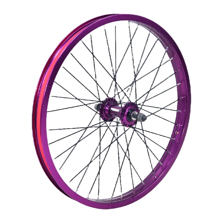 BMX-小型軽量アルミニウム合金ホイールセット,20インチダブルレイヤー