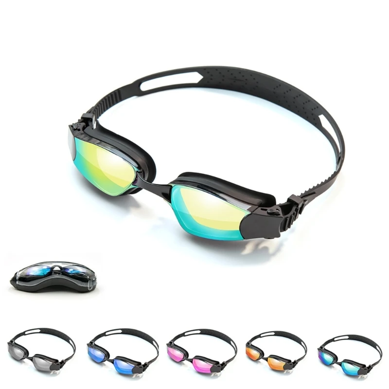 Adjustable UV Protection Swimming Goggles Waterproof Silicone Glasses Eyewear