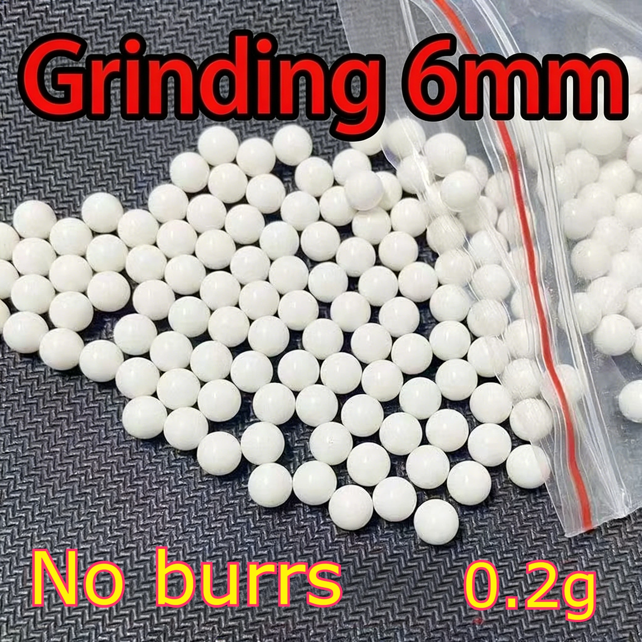 White 500 Rounds Airsoft BBs Bullets 0.2g Hunting Shooting 6mm BB Strikeball Rifle Gun Plastic Balls White Paintball
