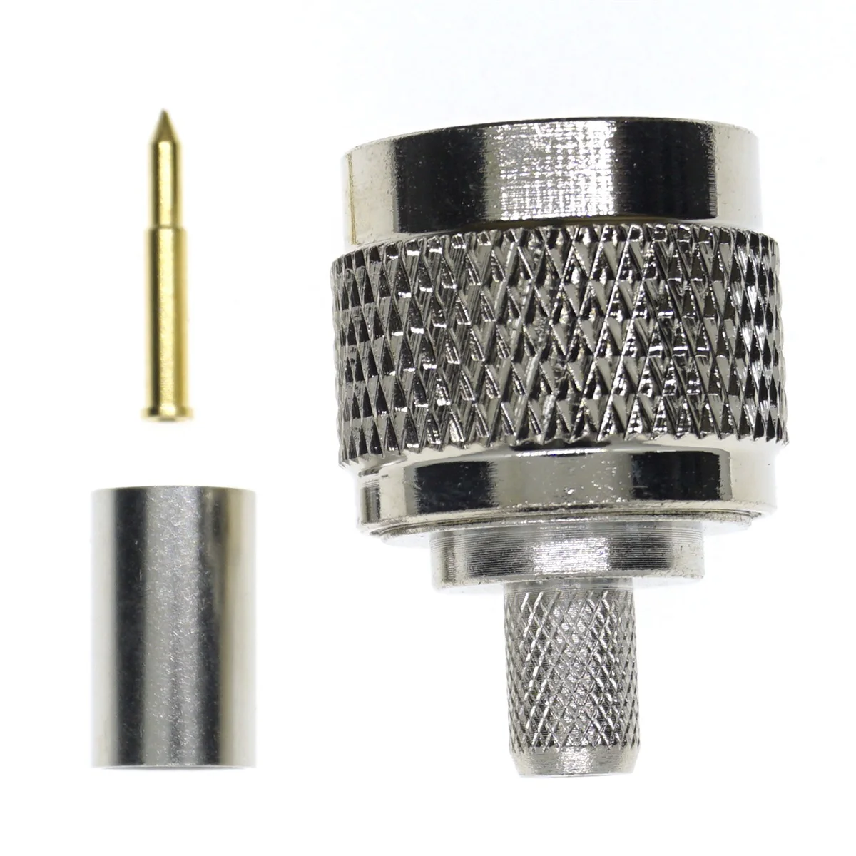 N Male Plug crimp solder RG8X RG-8X LMR240 cable RF Connector RF Coax wire coaxial Cable