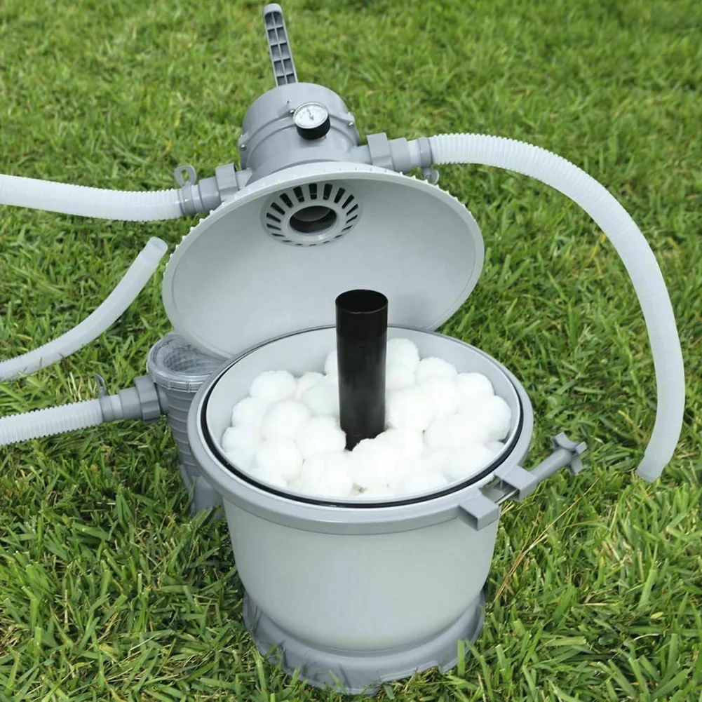 For Swimming Pool Fiber Filter Balls Compatible with Standard Sand Filter Housing for Above Ground Pool Filtration