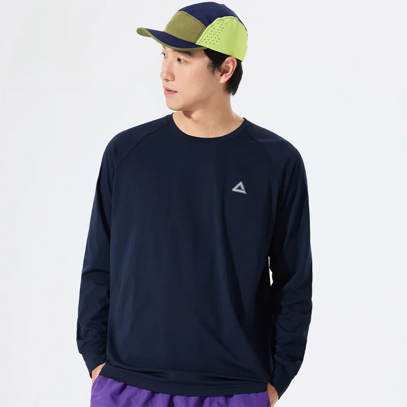 Camiseta de Manga Longa Peak Picnic com Proteção Solar, Roupas Casuais Confortáveis para Corrida para Homens e Mulheres, Esti...