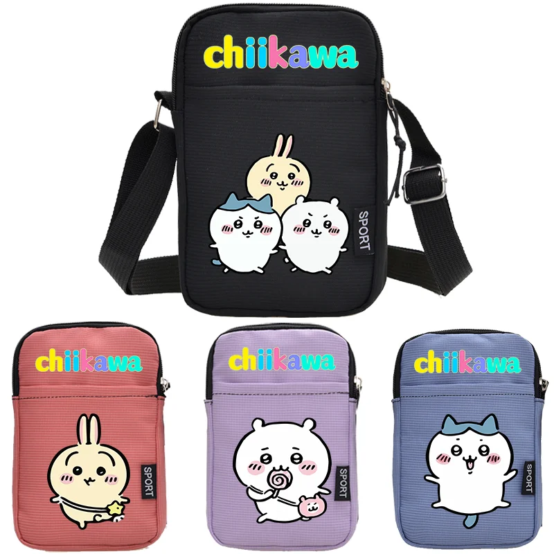 

Nanka Chiisakute Kawaii Yatsu Zipper Handbag Wallet Purse Chiikawa Storage Candy Bag Hachiware Usagi Shoulder Bag Birthday Gift