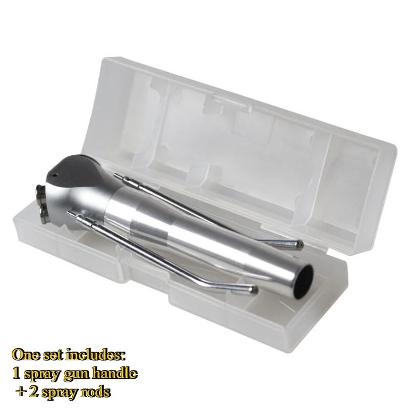 

5 x 3pcs/set Dental Triple Syringe Handpiece Air Water Spray with 2 Nozzles Tips Tubes For Air Triple Syringe Dentistry Material