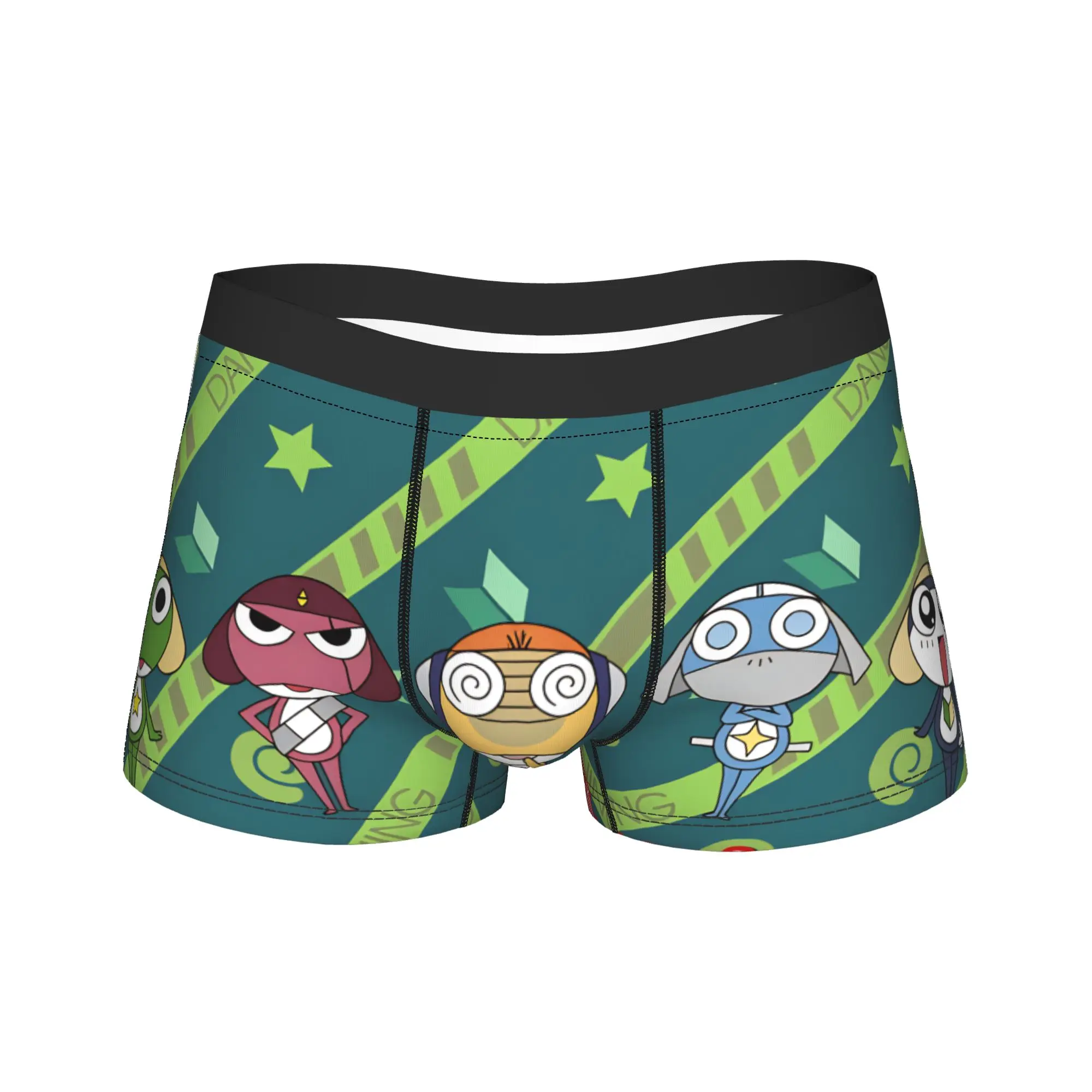 Keroros Gunsous Frog Boxer Brief  Underwear Hot Sale Men Classic Boxershorts Design Oversize Panties