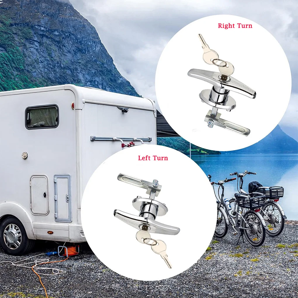 

Garage Door Lock T Handle Rear Fix Keyed To Differ Caravan Garage Shed Campervan Garage Door Opener T Lock Handle