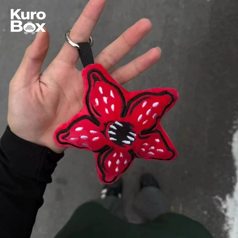 

13cm Plush Plant Flower Keychain Cute Hanging Ornament Cartoon-Inspired Soft Toy Bag Charm Pendant for Kids Girls Gifts