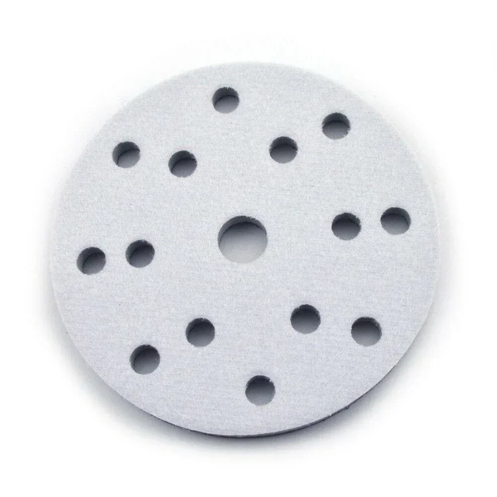 6 Inch 150mm 15 Holes Soft Sponge Interface Pad Sanding Pads Backing Hook & Loop Sanding Discs For Polisher