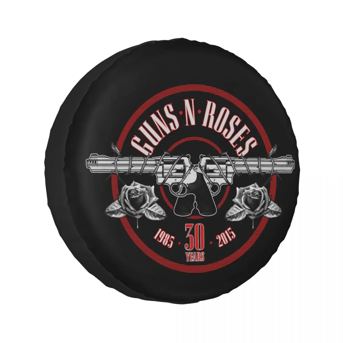 

Guns N Rose Heavy Metal Steampunk Music Spare Tire Cover for Jeep SUV RV 4WD Pajero 4x4 Wheel Protector Covers 14" 15" 16" 17"