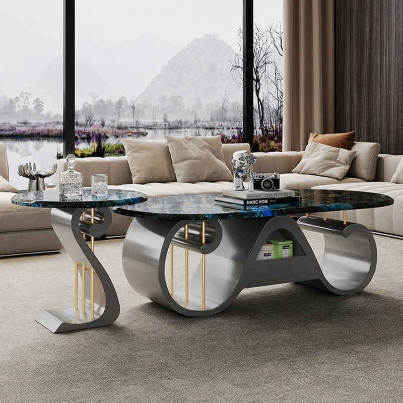 

Design Luxury Coffee Table Modern Hardcover Floor Italian Coffee Table Sofa Side Mesas De Centro Para Sala Home Furniture