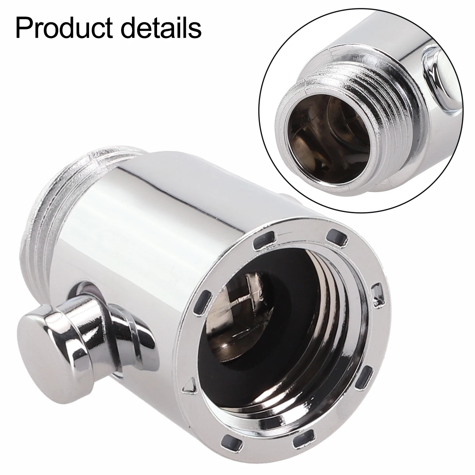 1pcs Shower Head Control Switch For Efficient Water Stop Saving Valve Shut Off Valve Handheld Shower Head Hose Bathroom Supply