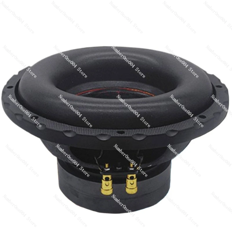 صوت السيارة 8 "10" 12 "مكبر صوت ثقيل مكبر صوت مزدوج ملف صوتي مزدوج مغناطيسي نقي باس سلبي