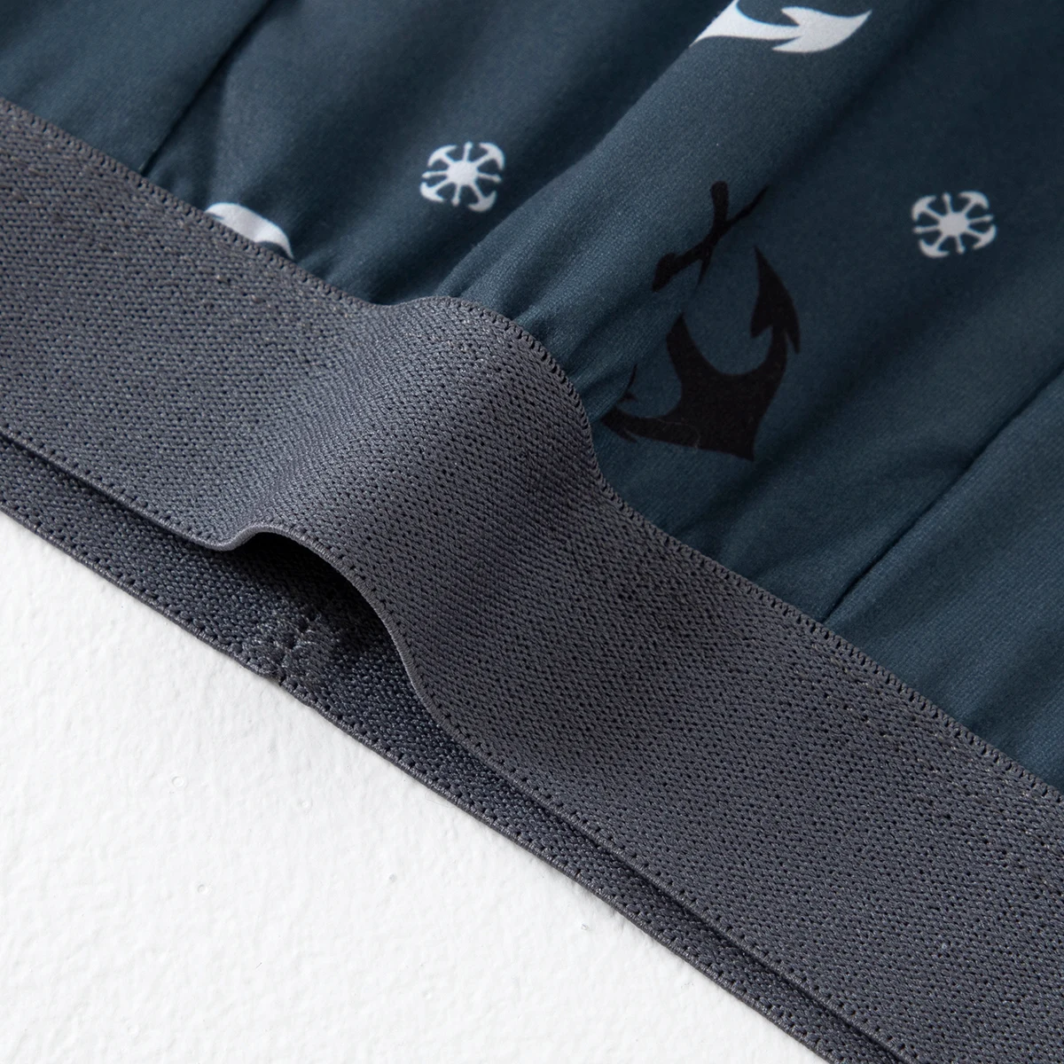 4-teiliges Set bedruckter Unterwäsche für Männer und Jugendliche, bequeme flache Boxershorts mit elastischem Bund, mehrfarbige Freizeitshorts – Detail 14
