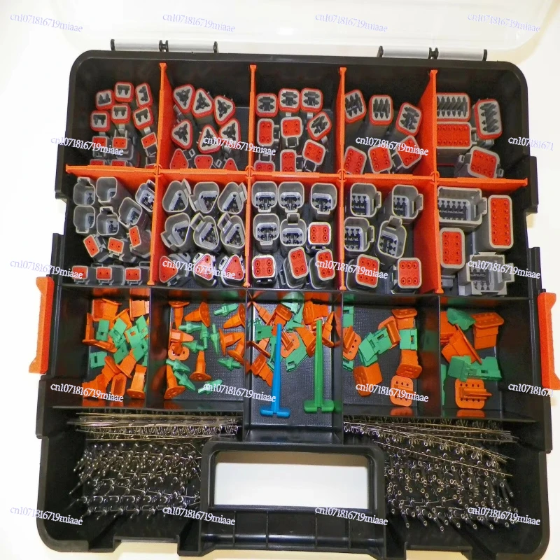 

Connector kit with crimping tool female bus stamping touchpoint, copper wire connector for automotive connectors