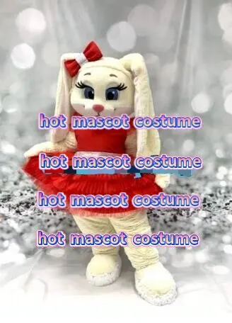 New Adult Hot Sale Foam Hare Rabbit Cartoon Mascot Costume Plush Christmas Fancy Dress Halloween Mascot Costume