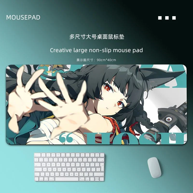 Zenless Zone Zero Hoshimi Miyabi Game Mouse Pad Oversize Offices Accessories Non-Slip Offices Pc Desktop Mat Programmer Mousepad