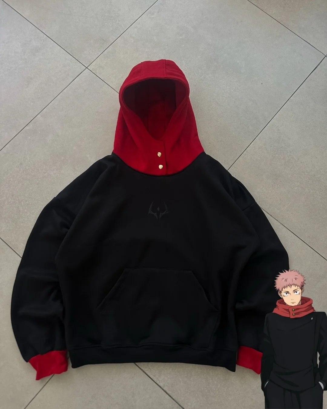 Y2k Jujutsu Kaisen Hoodies Damen Harajuku Roter Hoodie Streetwear Pullover Hip Hop Sweatshirt Anime Herren Kleidung