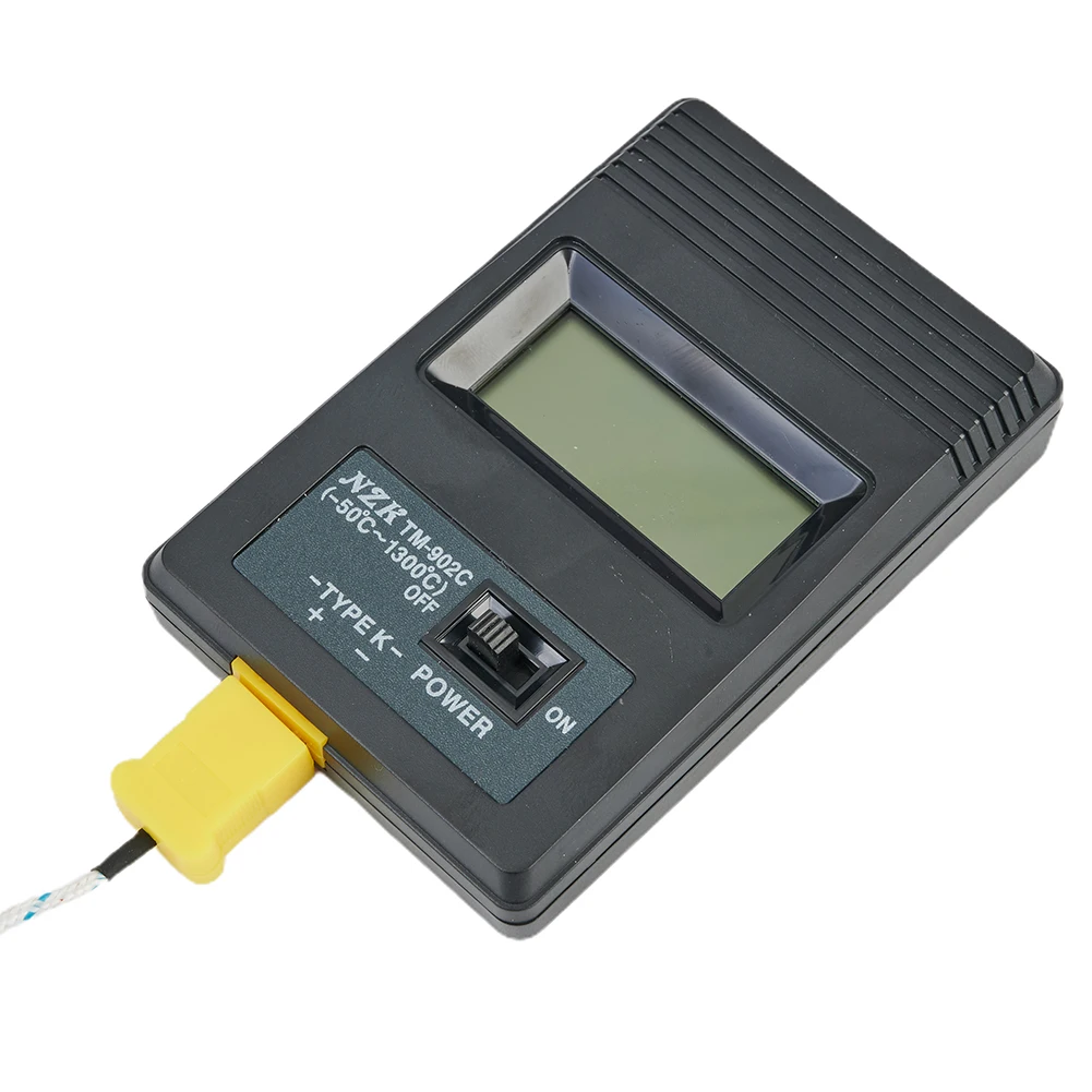 TM902C Temperature Meter, Digital Thermocouple with K Type Sensor, High Precision, Easy to Read LCD, Convenient Operation