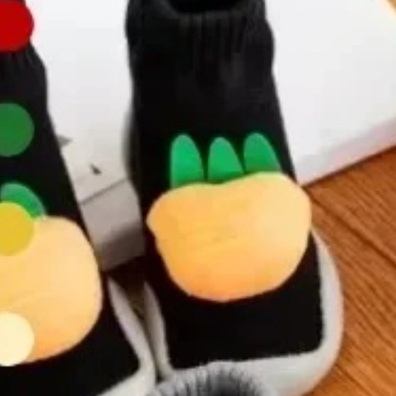 

Indoor Socks Shoes Autumn and Winter Anti-slip Floor Socks Soft Sole Thickened Toddler Shoes Doll Children's