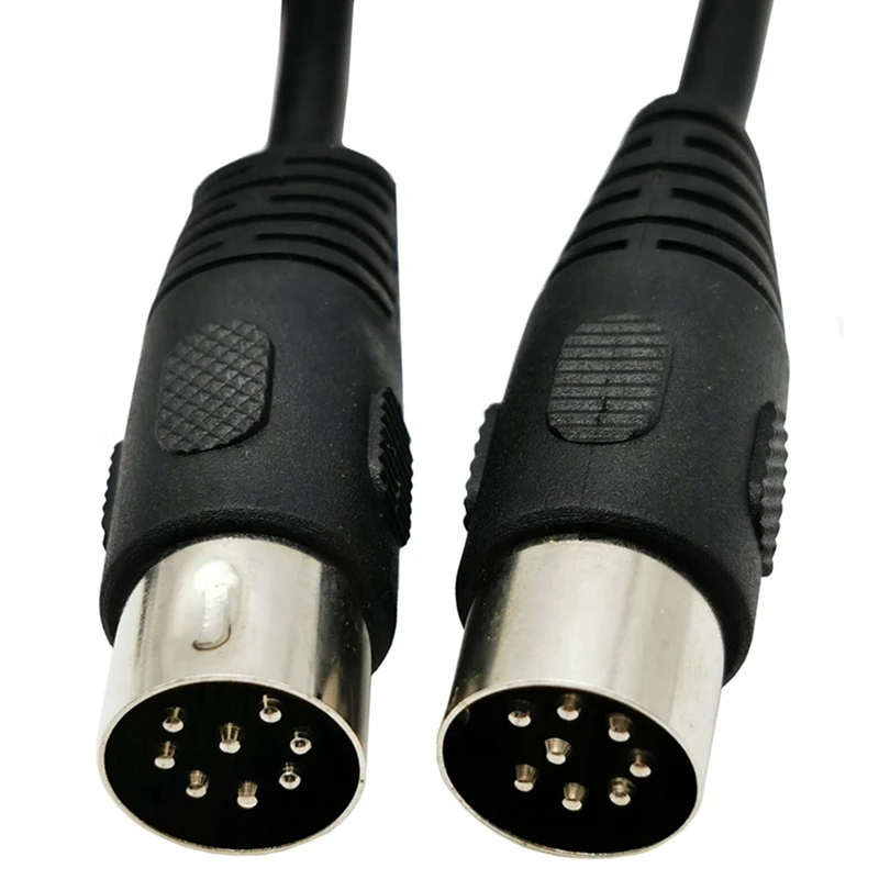 5X 8 Pin Din Masculino Para Altifalante Masculino Cabo De Áudio Adaptador Para Vigilância Computadores Automotivos Televisão Precisão 5M