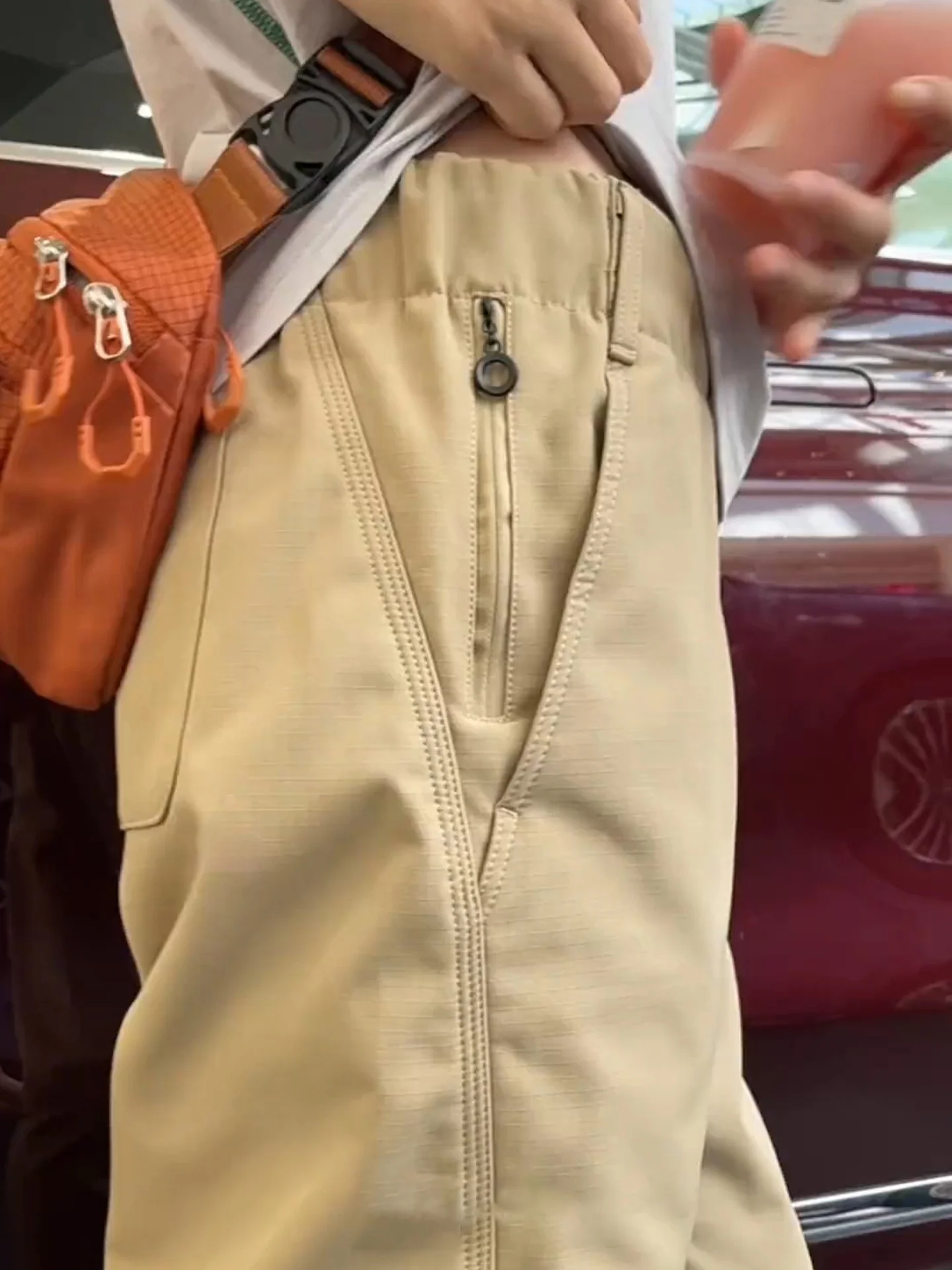 

Мужские профессиональные брюки для горного туризма цвета хаки с треугольным логотипом, утепленные флисом, для осени и зимы