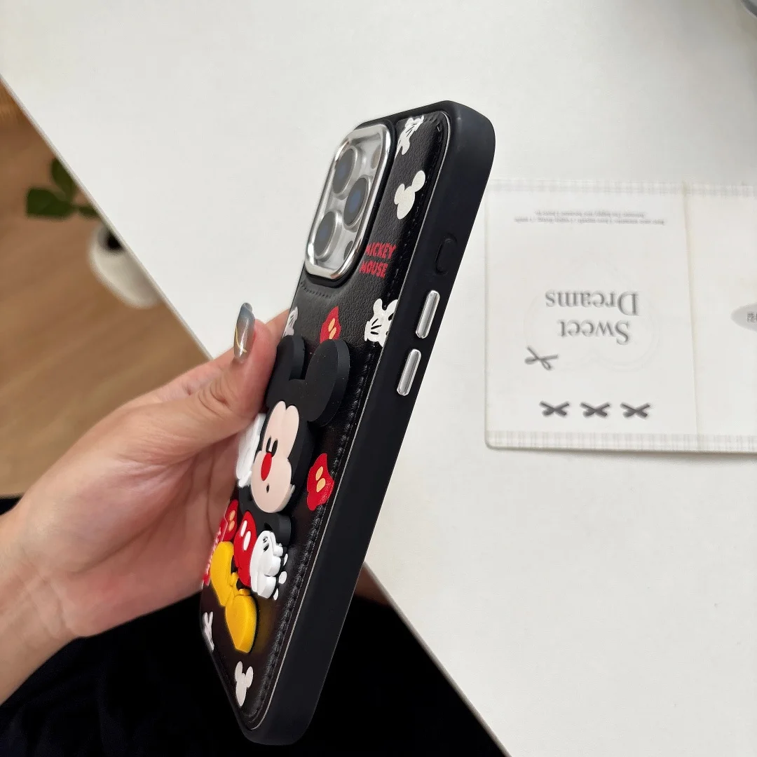 حافظة لهاتف آيفون 16 15 14 13 17 Pro Max PU DIY لهاتف هواوي ميت بورا 60 70 80