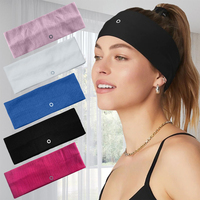 Elastic Headband Running Wide Hair Bands Sport Yoga Hairband Soft Girls Wash Face Makeup Headwrap for Women and Men