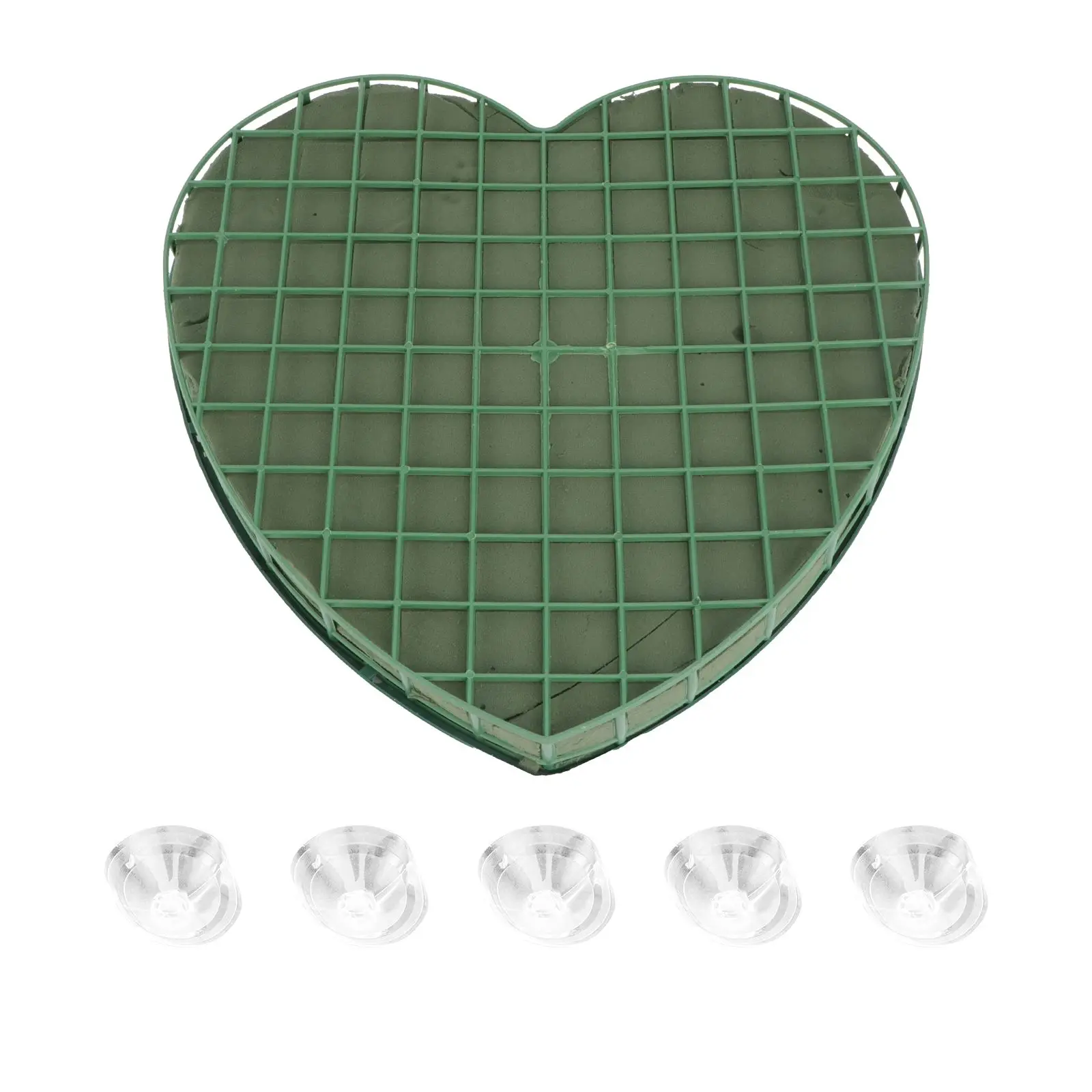 

Wedding Car Flower Mud with Suction Cup Green Large Plant Bowl DIY Floral Foam Arrangement Accessories Lightweight Leak Proof