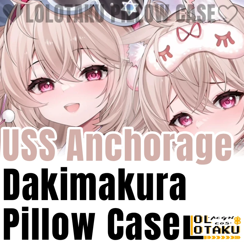 USS Anchorage Dakimakura Azur Lane Pillowcase Hugging Full Body Pillow Case Cushion Cover Home Bedding Decor Otaku Gift YSLY
