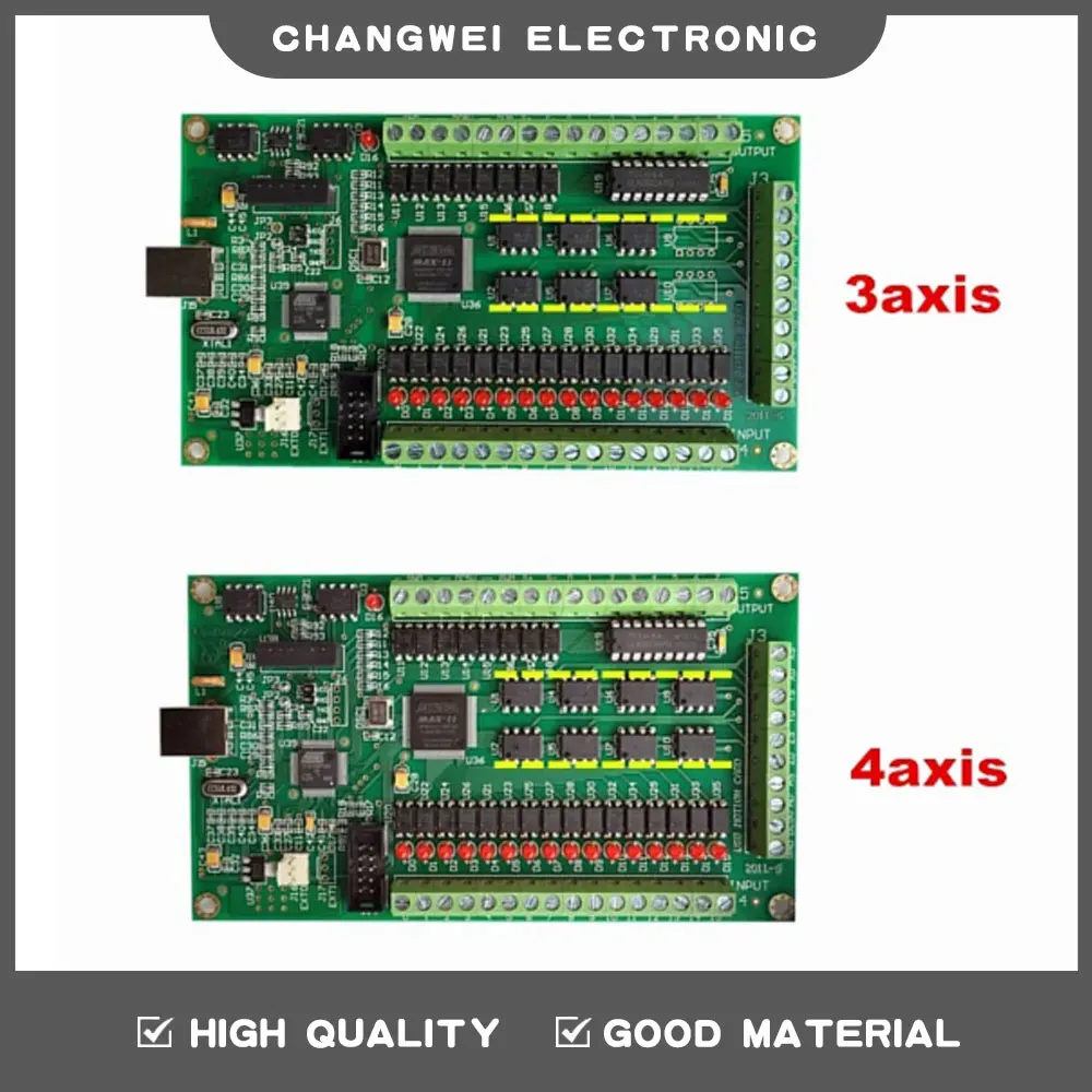 

3 4 Axis Mach3 Usb Board Do Not Install Drive Engraving Machine Interface (akz250)hand Wheel Control Card stepper driver for