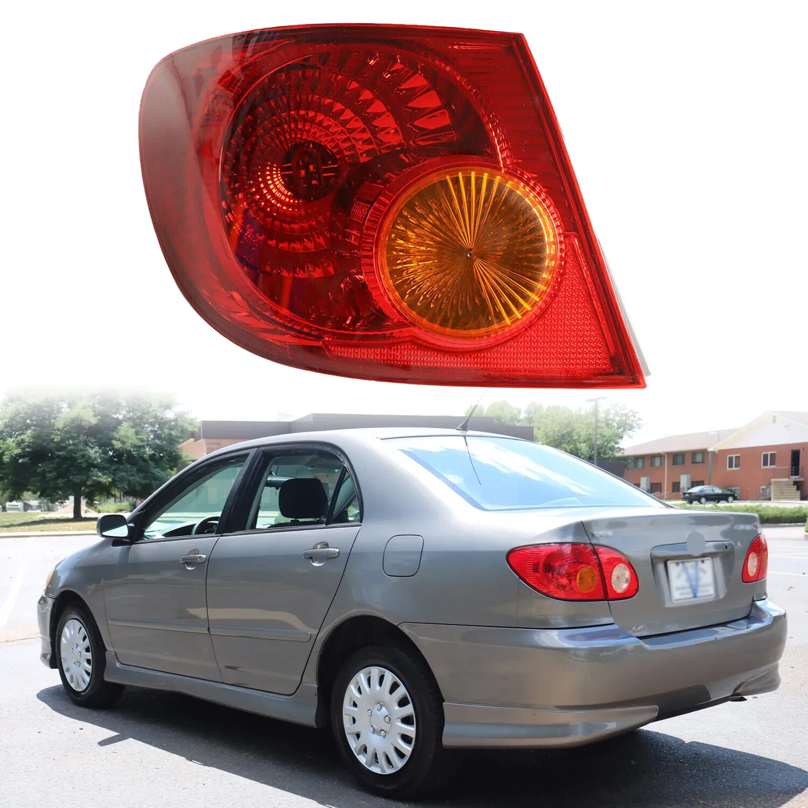 

Задний внешний фонарь (левая сторона) для Toyota Corolla 2003-2008, стоп-сигнал