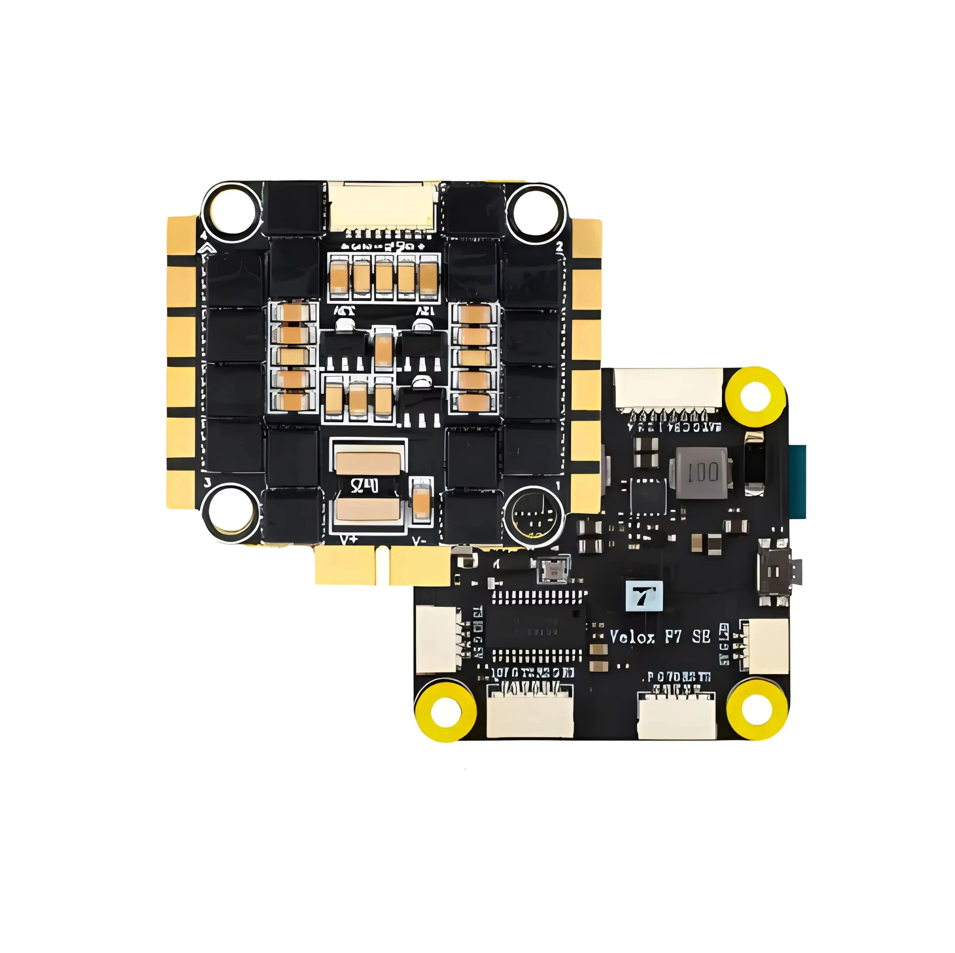 

T-MOTOR Velox F7 SE V50A SE HD Stack (AM32) with F7 SE FC Flight Controller 3-6S and V50A SE 32-bit ESC for FPV Racing Drone