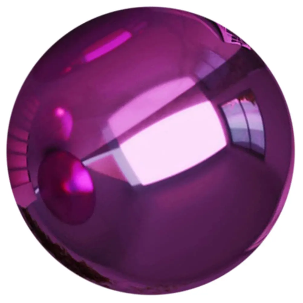 

Mirror Reflective Ball Purple Shiny Stainless Steel Gazing Balls for Garden Decor Outdoor Mirror Globe Patio
