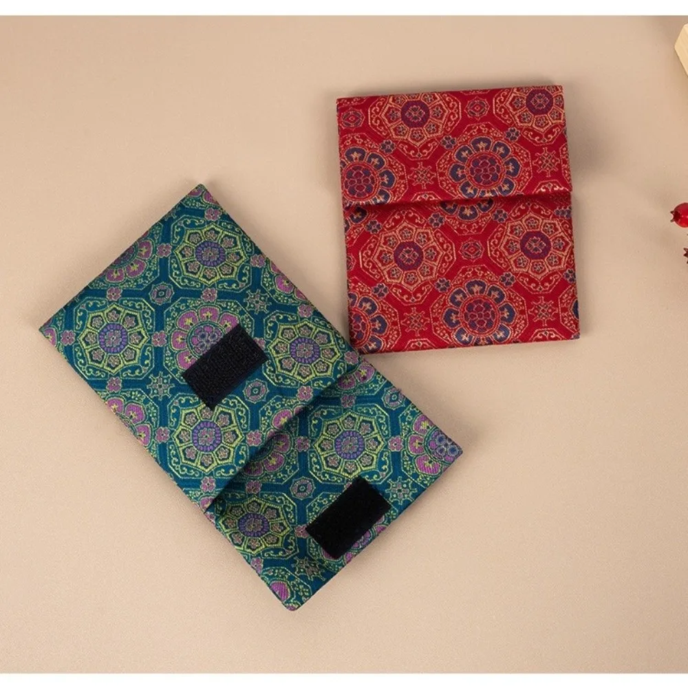 Elegant Design Double Layer Ancient Style Jewelry Bag Exquisite Handmade Song Brocade Bag Cultural Play Storage Travel
