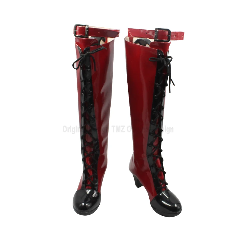 

Black Butler Ciel Phantomhive Red Characters Anime Costume Prop Cosplay Shoes Boots