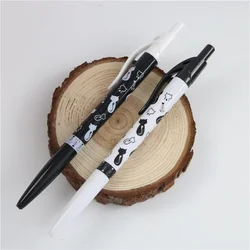 2 Pcs 0.7mm Cartoon Cat Ballpoint Pens Material Escolar School Supplies Office Accessories High Quality Mb Roller Pen