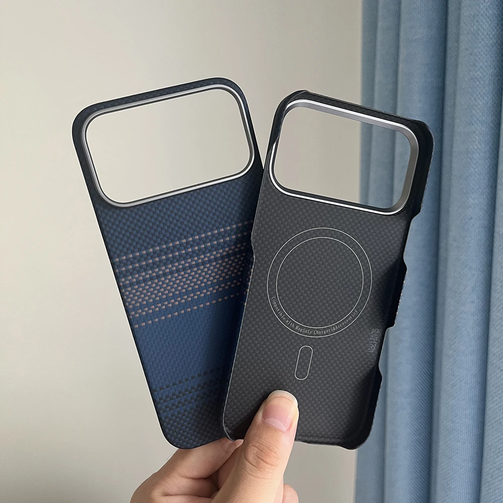 Really Carbon Fiber Case for IPhone 17/16 pro Max Phone Case Ultra Thin light Aramid Fiber for IPhone 17/16 Pro Carbon Cover