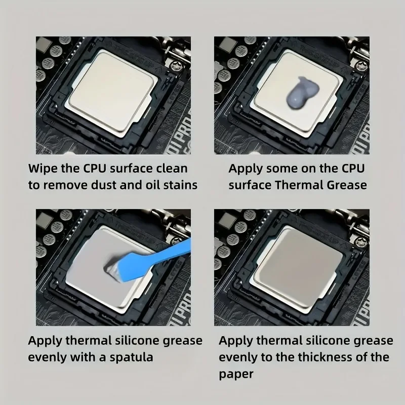 1 piece of thermal conductive silicone grease heat dissipation paste, desktop and laptop CPU heat dissipation paste